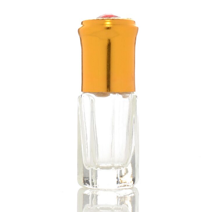 3ml 6ml 9ml 12ml Pocket Refillable Empty Glass Essential Oil Octagonal Roll on Bottle