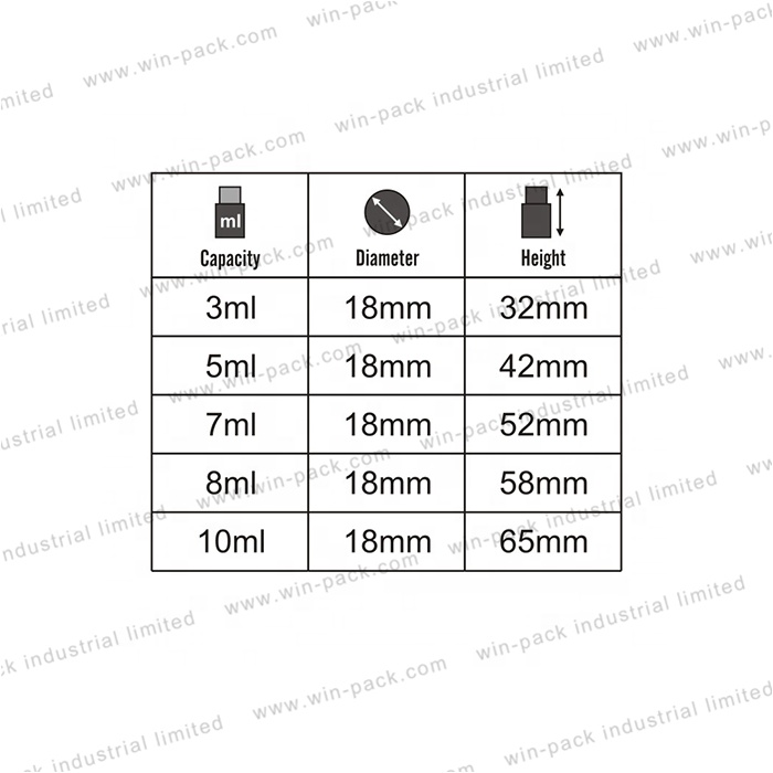 3ml 7ml 8ml pink essential oil containers glass bottles screw cap wholesale