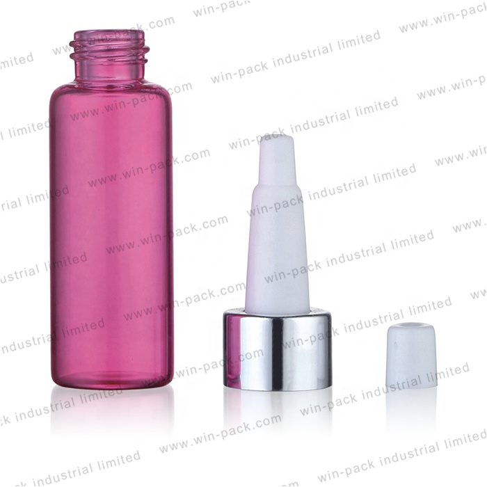 3ml 7ml 8ml pink essential oil containers glass bottles screw cap wholesale
