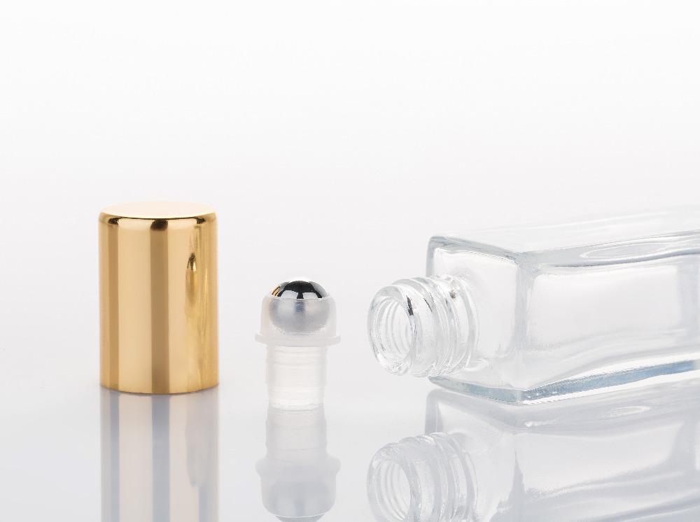 3ml 7ml Essential Oil Bottles Metal Roller Ball Glass Bottles High Quality Perfume Bottle