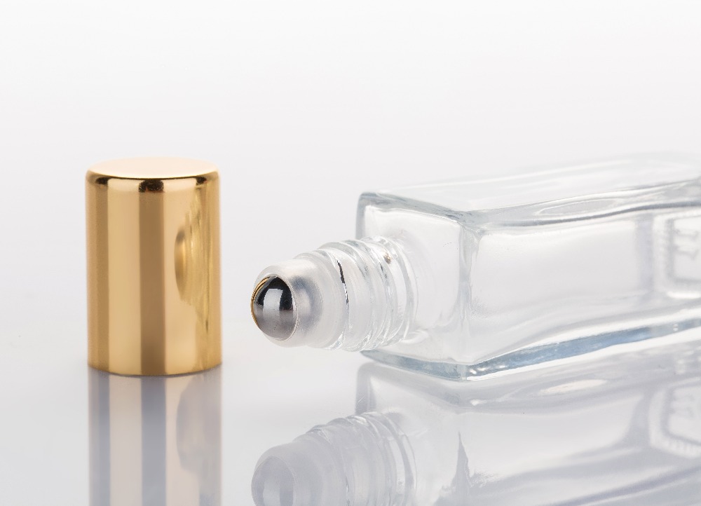 3ml 7ml Essential Oil Bottles Metal Roller Ball Glass Bottles High Quality Perfume Bottle