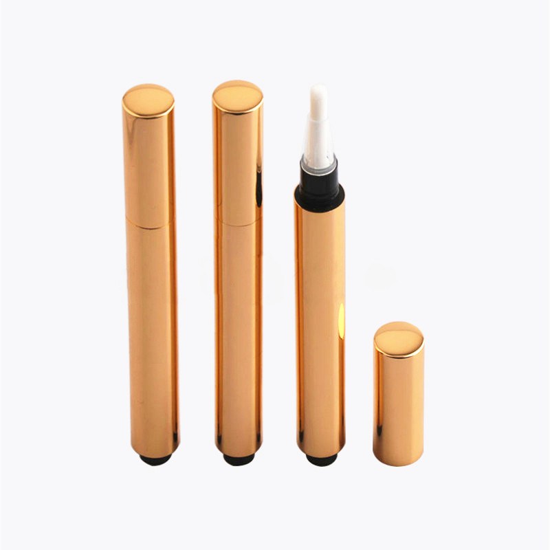 3ml Aluminum empty cosmetic correction cuticle oil click pen with brush