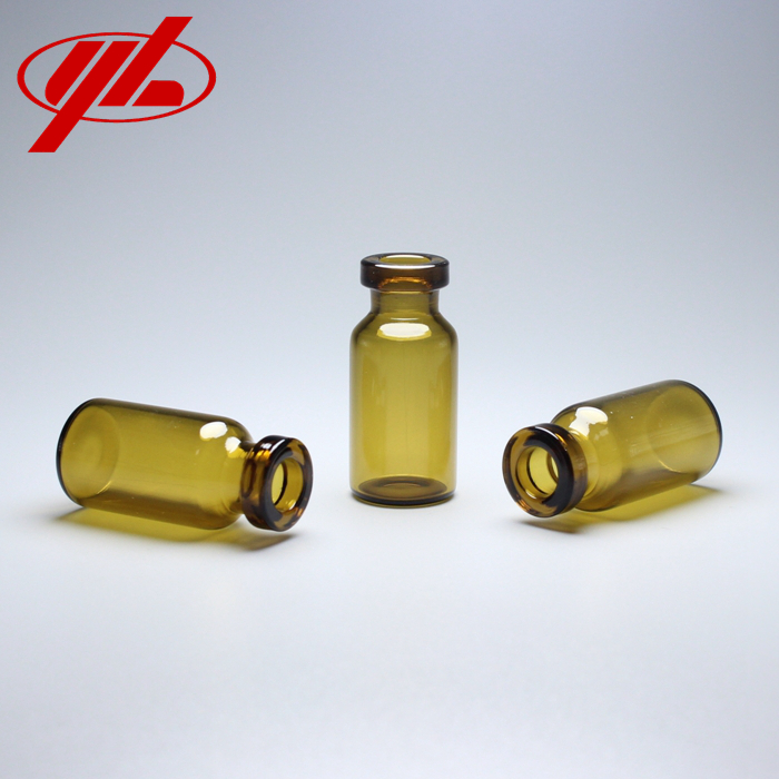 3ml Amber Low Borosilicate Little Tubular Glass Vial for Medicine