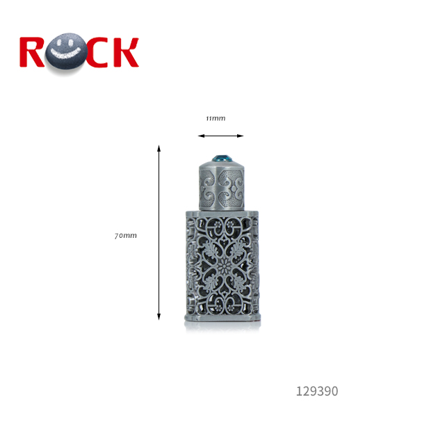 3ml Metal Glass Essential Oil Bottle With Glass Stick