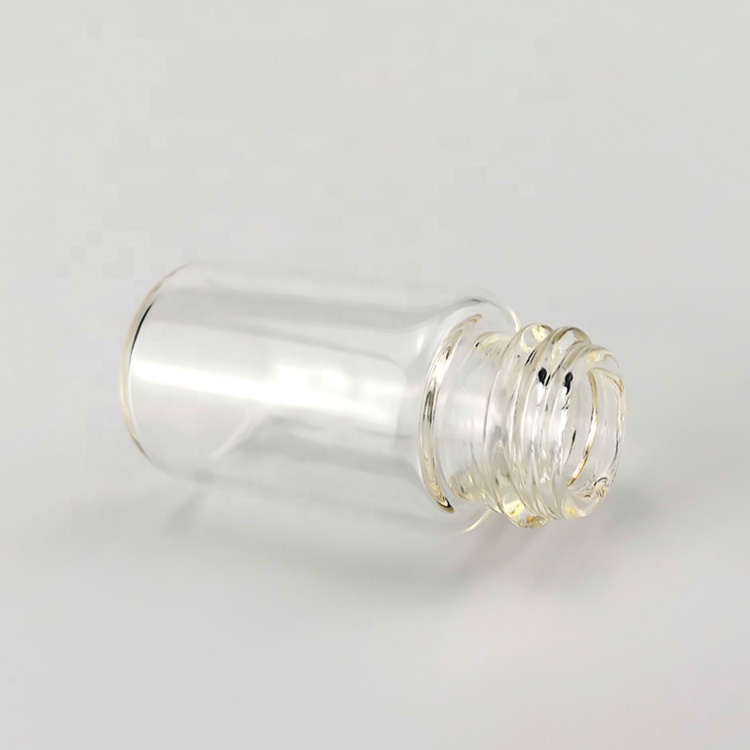 3ml Mini Clear Glass Vial essential oil glass bottle free sample glass packaging for cosmetic