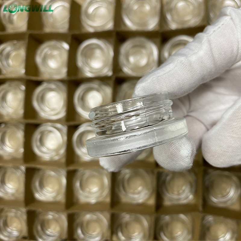 3ml glass jar Wax Containers Clear Color