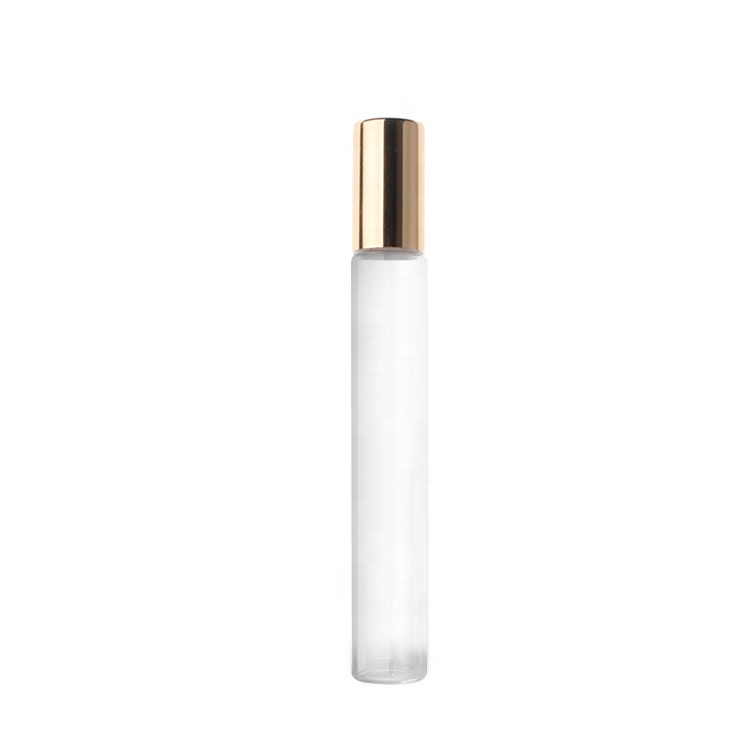 3ml small transparent perfume roller on bottles for essential oil with roller ball