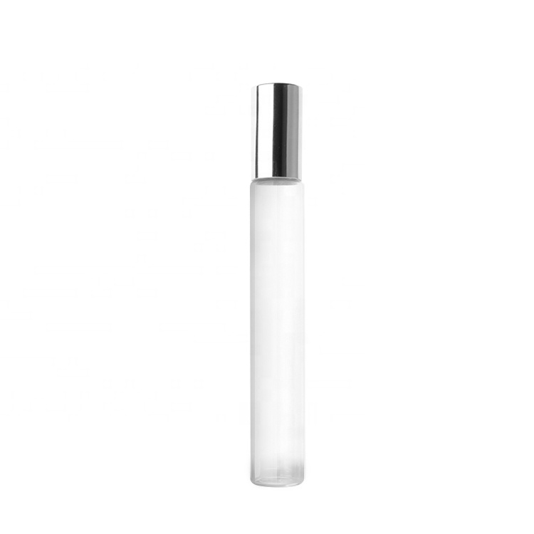3ml small transparent perfume roller on bottles for essential oil with roller ball