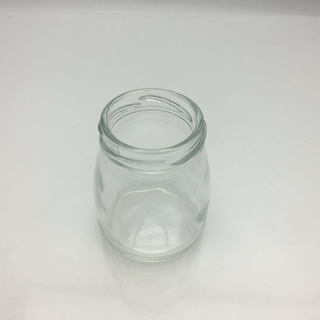 3oz 100ml cheap small glass jam jar with airtight metal lid