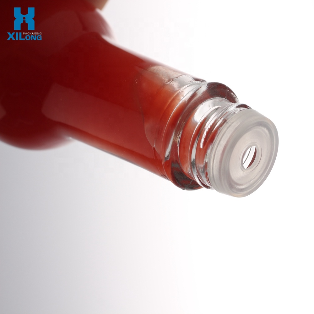3oz 4oz 8oz 12oz Hot Sauce Bottles With Plastic Lid Metal Lid For BBQ