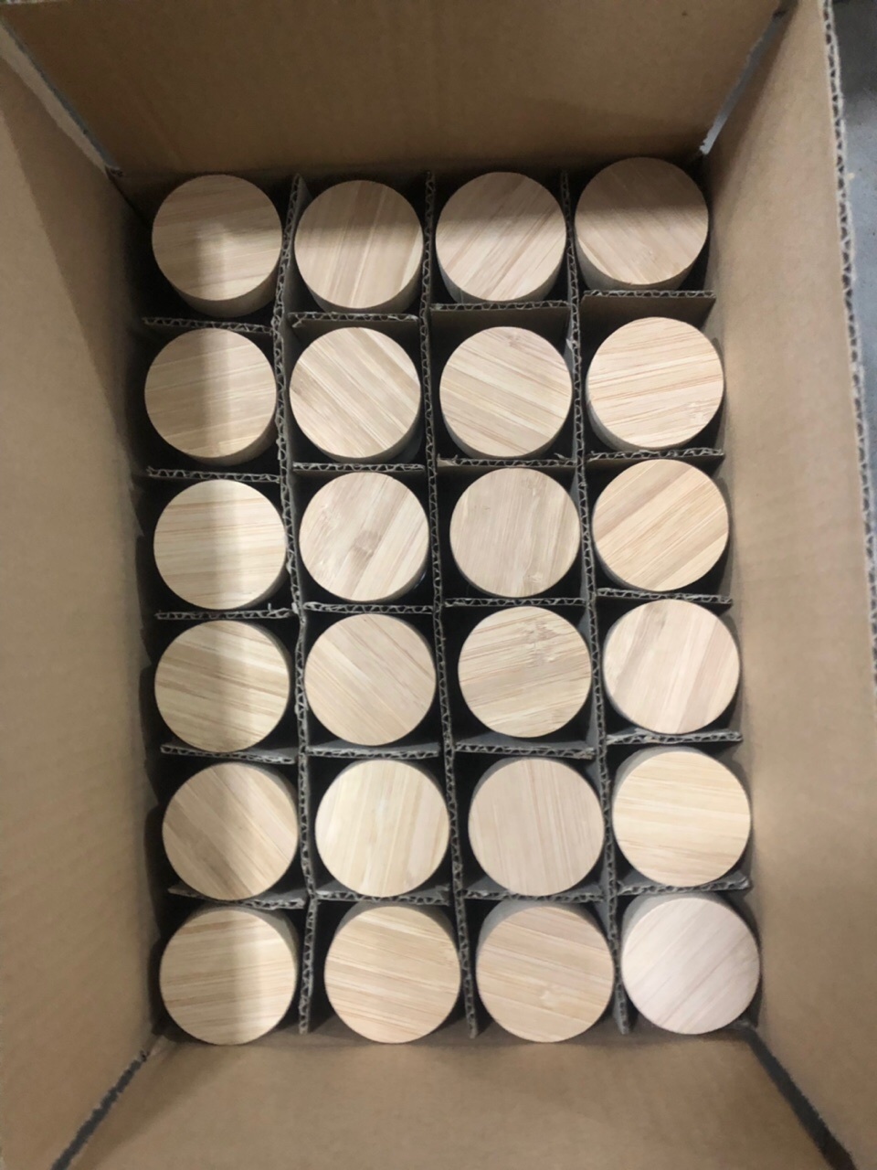 3oz Mini Glass Spice Jar with Bamboo Lid