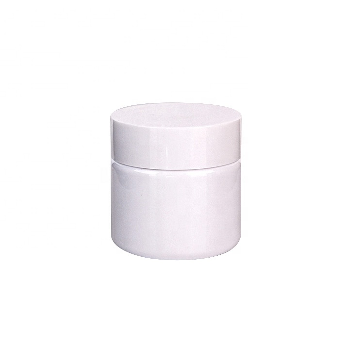 3oz PP white cream container plastic cream jar with screw cap