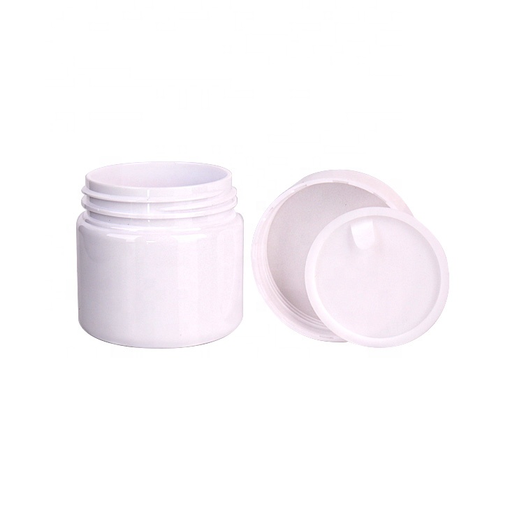 3oz PP white cream container plastic cream jar with screw cap