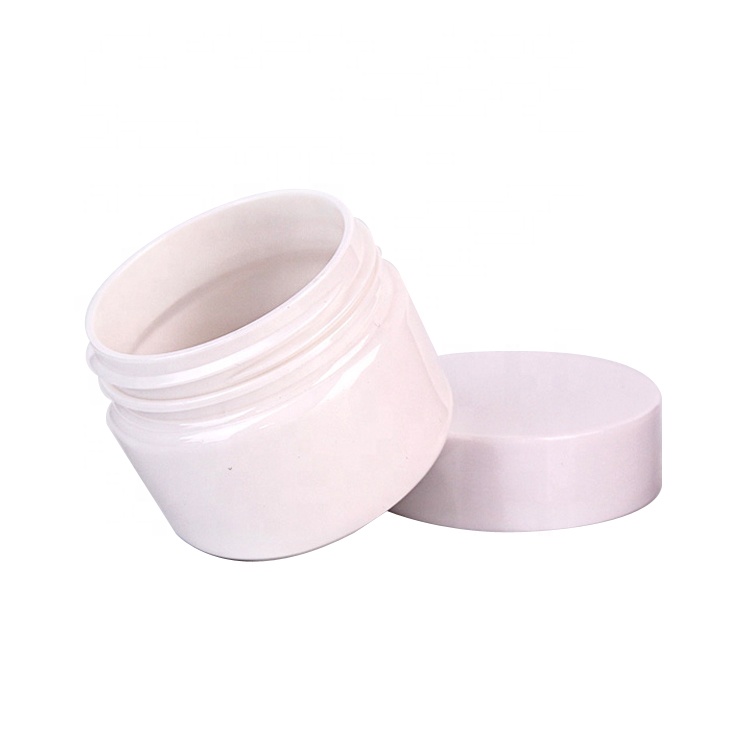 3oz PP white cream container plastic cream jar with screw cap