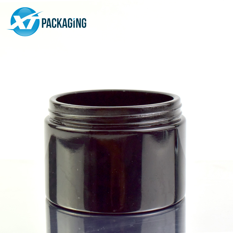 3oz child proof container glass jar manufacturer hemp storage jar CBD oil weed jars