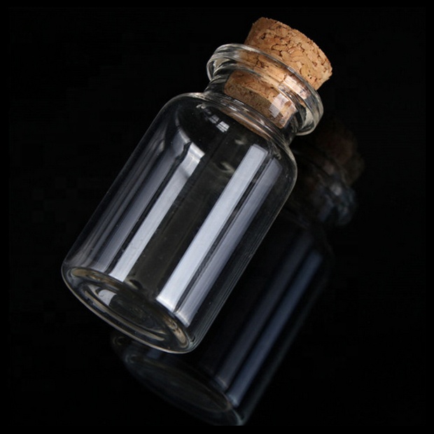4-20ml Diameter 22 Bayonet Cork Transparent Glass Control Bottle For Penicillin Medicine Tea Wishing Drifting Sand Painting