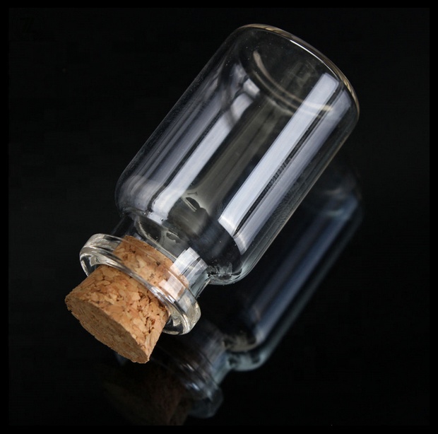 4-20ml Diameter 22 Bayonet Cork Transparent Glass Control Bottle For Penicillin Medicine Tea Wishing Drifting Sand Painting