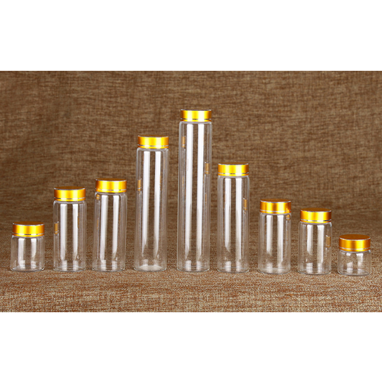 4 Dram Clear Glass Ginseng Vial For Fairy Lip Balm Containers