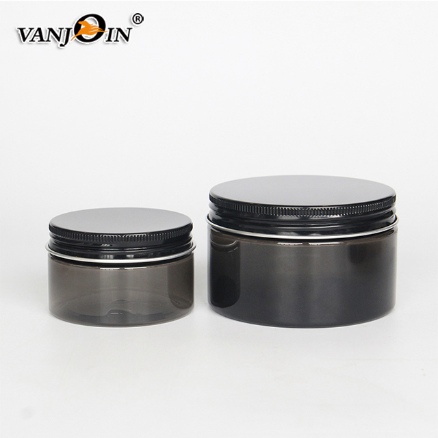 4 Ounce 120ml 200ml Wide Neck PET Plastic Inner Liner Hair Gel Cosmetic Jar for Face Cream