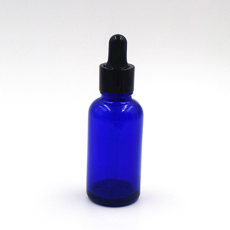 4 colors transparent green blue amber glass gold dropper bottle 30ml