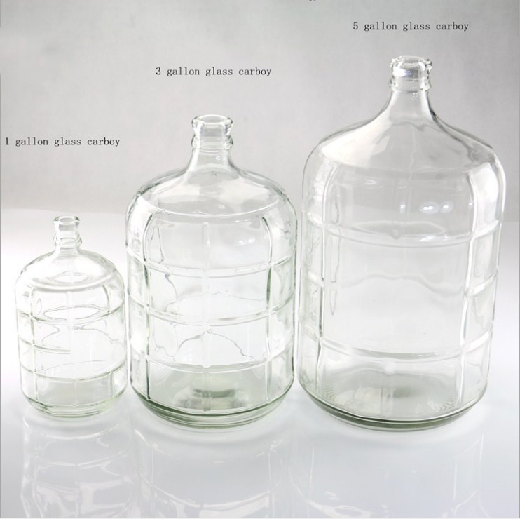 4 liter 11 liter 19 liter carboy glass bottle for water and wine