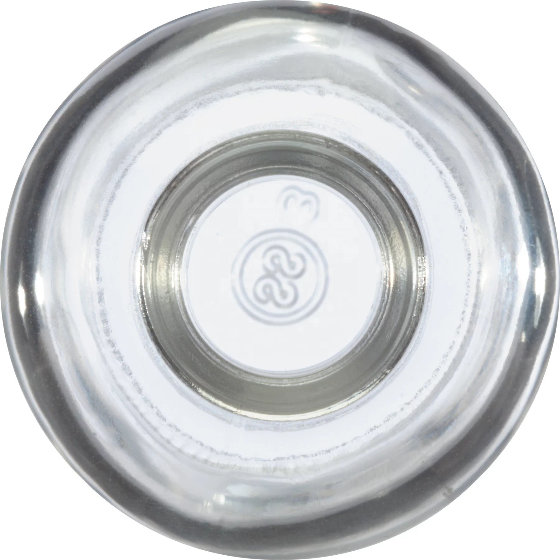 4 oz. 120Ml Printing Milk Drink Cosmetic Clear Boston Round Glass Bottle