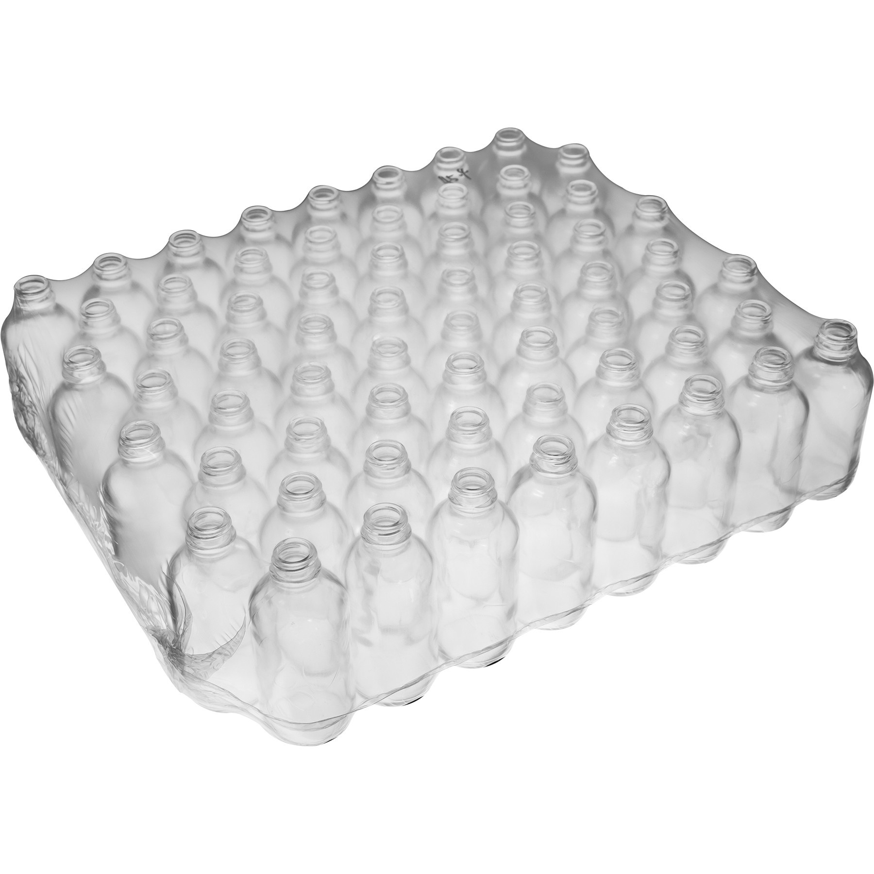 4 oz. 120Ml Printing Milk Drink Cosmetic Clear Boston Round Glass Bottle