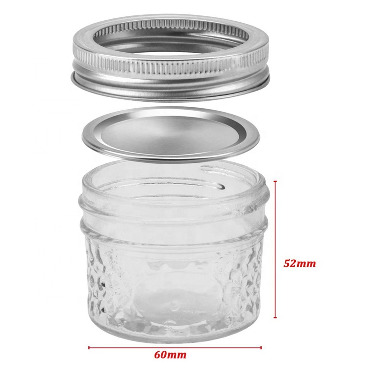 4 oz 120ml Mason Canning Jars With Regular Lids and Bands Ideal for Jam Honey Wedding Favors Shower Favors Baby Foods Spice