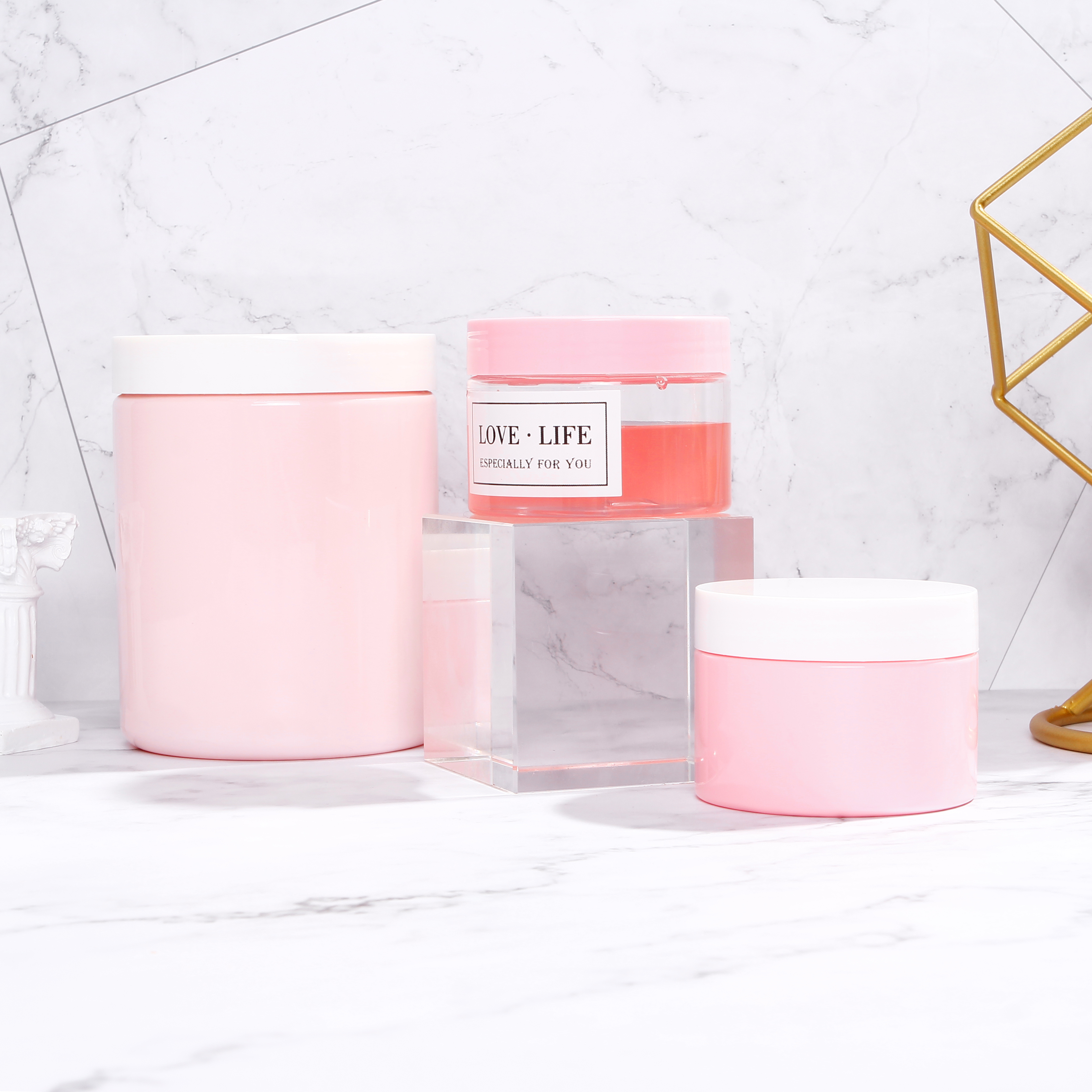 4 oz 18 oz pet cosmetic jars packaging plastic cosmetics cream jar cosmetics containers and packaging