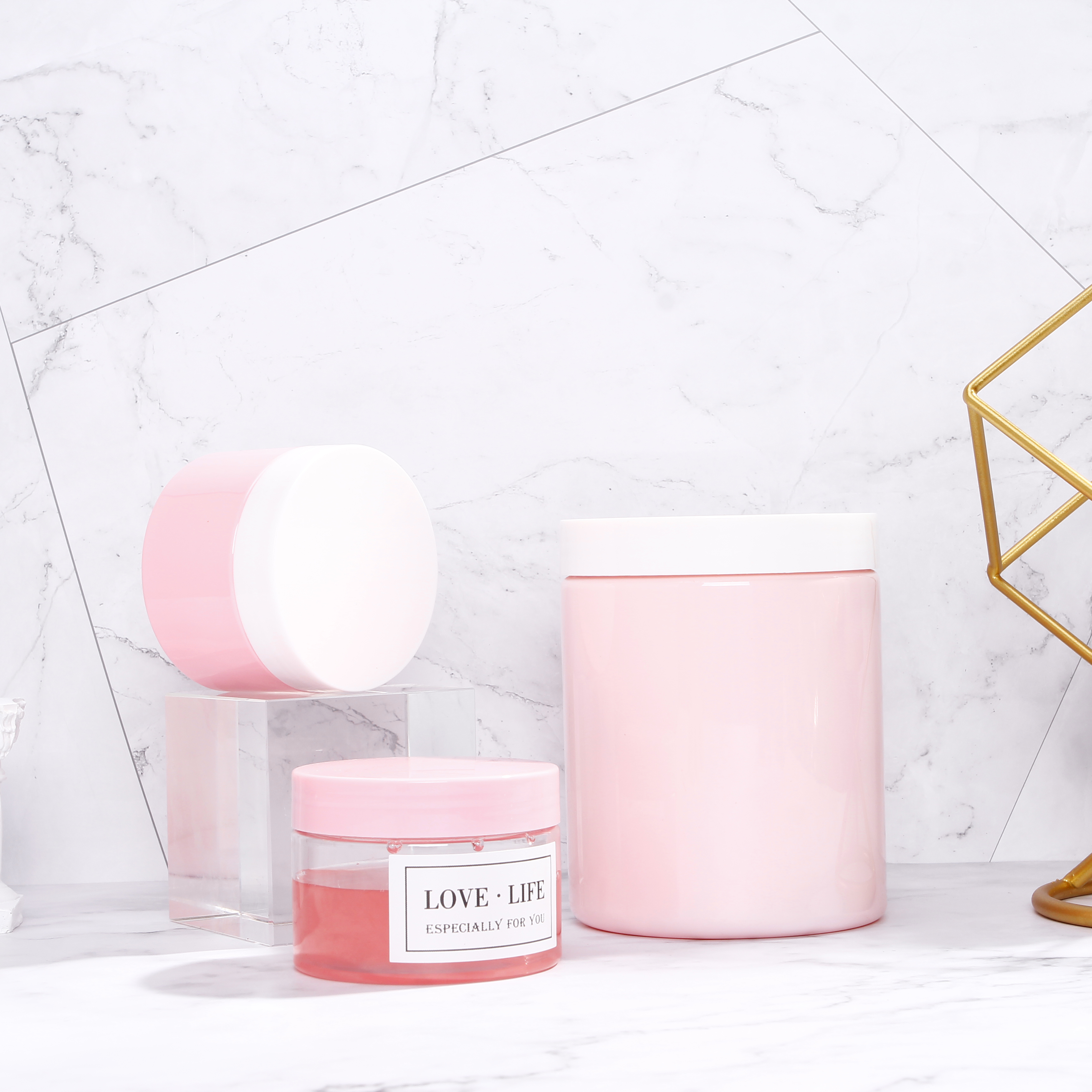 4 oz 18 oz pet cosmetic jars packaging plastic cosmetics cream jar cosmetics containers and packaging
