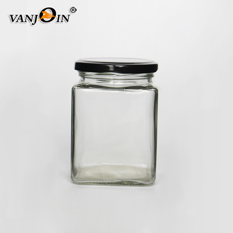 4 oz 8 oz 10 oz 12 oz 16 oz 32 oz Kitchen Seasoning Pickles Glass Jar With Metal Lid Glass Storage Jar for Kitchen Use