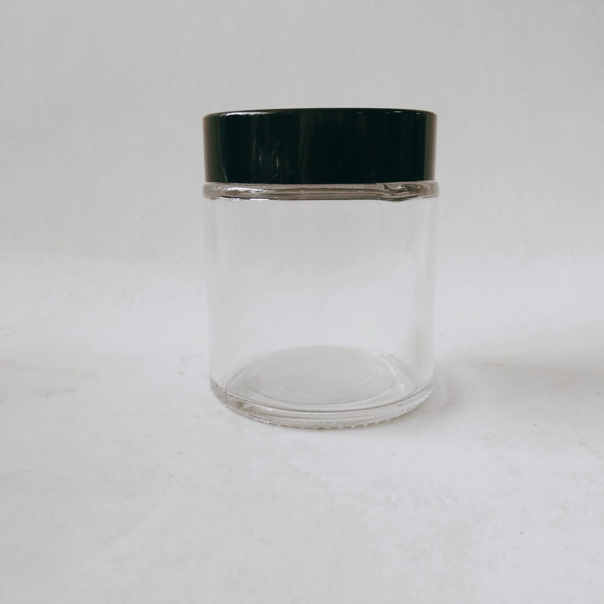 4 oz Amber Glass Round Jars with White Inner Liners and Black Lids, Empty Glass jar for Lotion and Cream