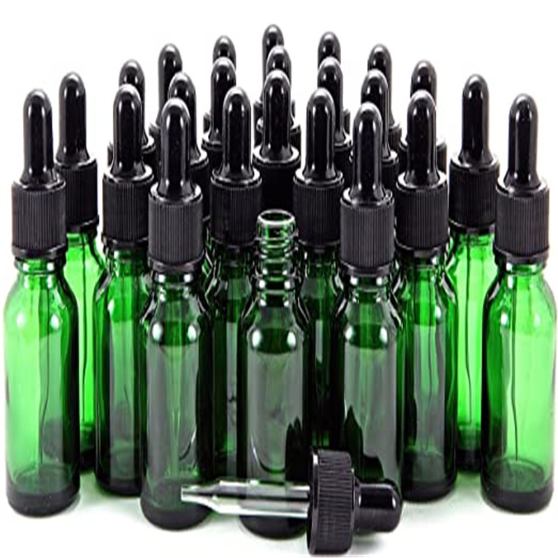 4 oz Glass Bottles, with Glass Eye Droppers