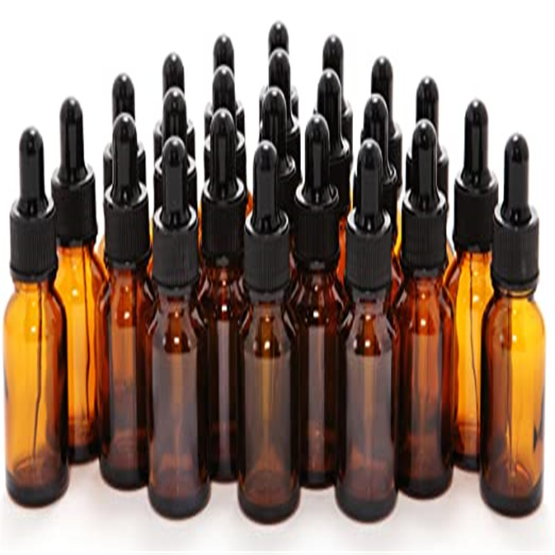 4 oz Glass Bottles, with Glass Eye Droppers
