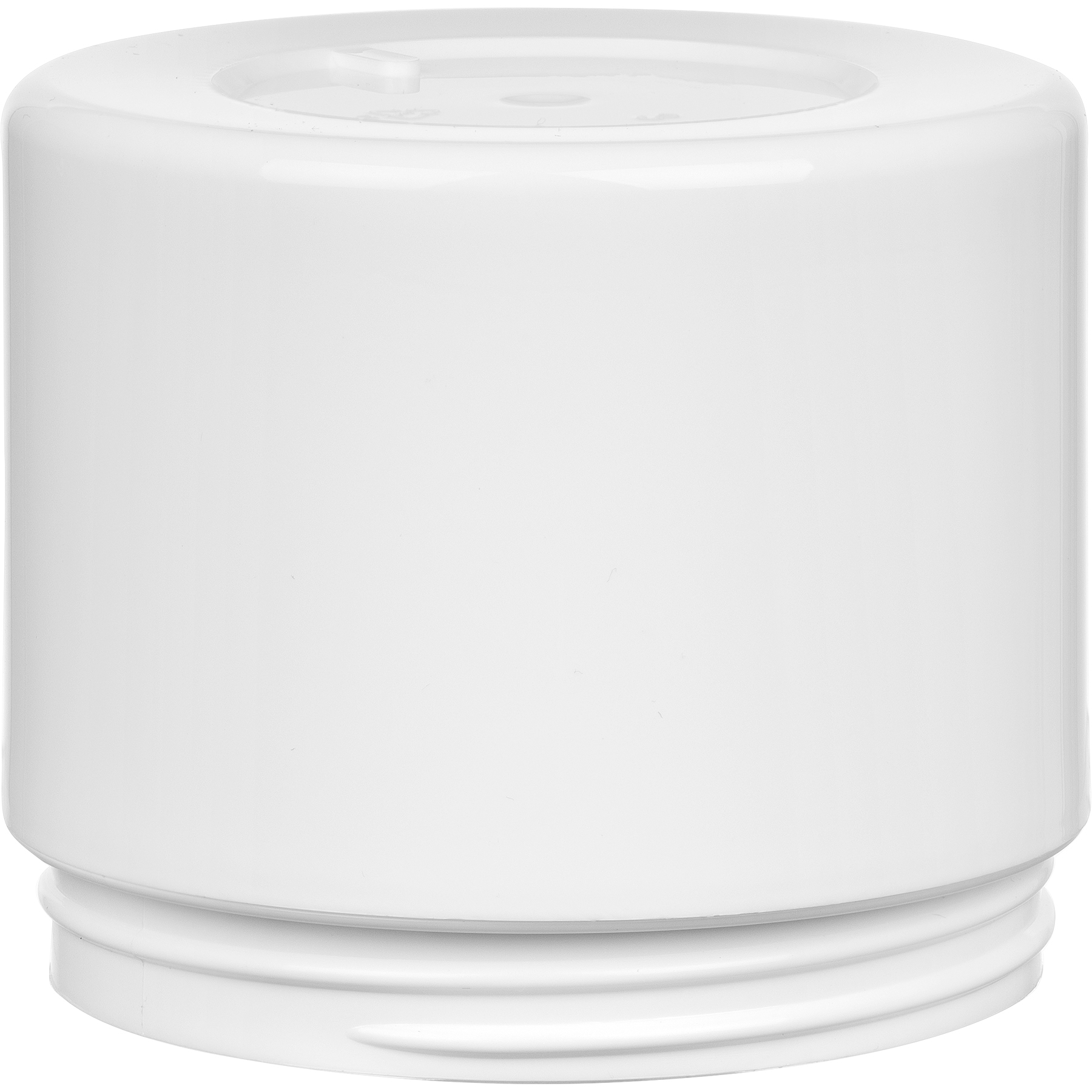 4 oz. White PP Plastic Jar Double Wall Straight Sided Cosmetic Container With 70mm 70-400 Neck Size