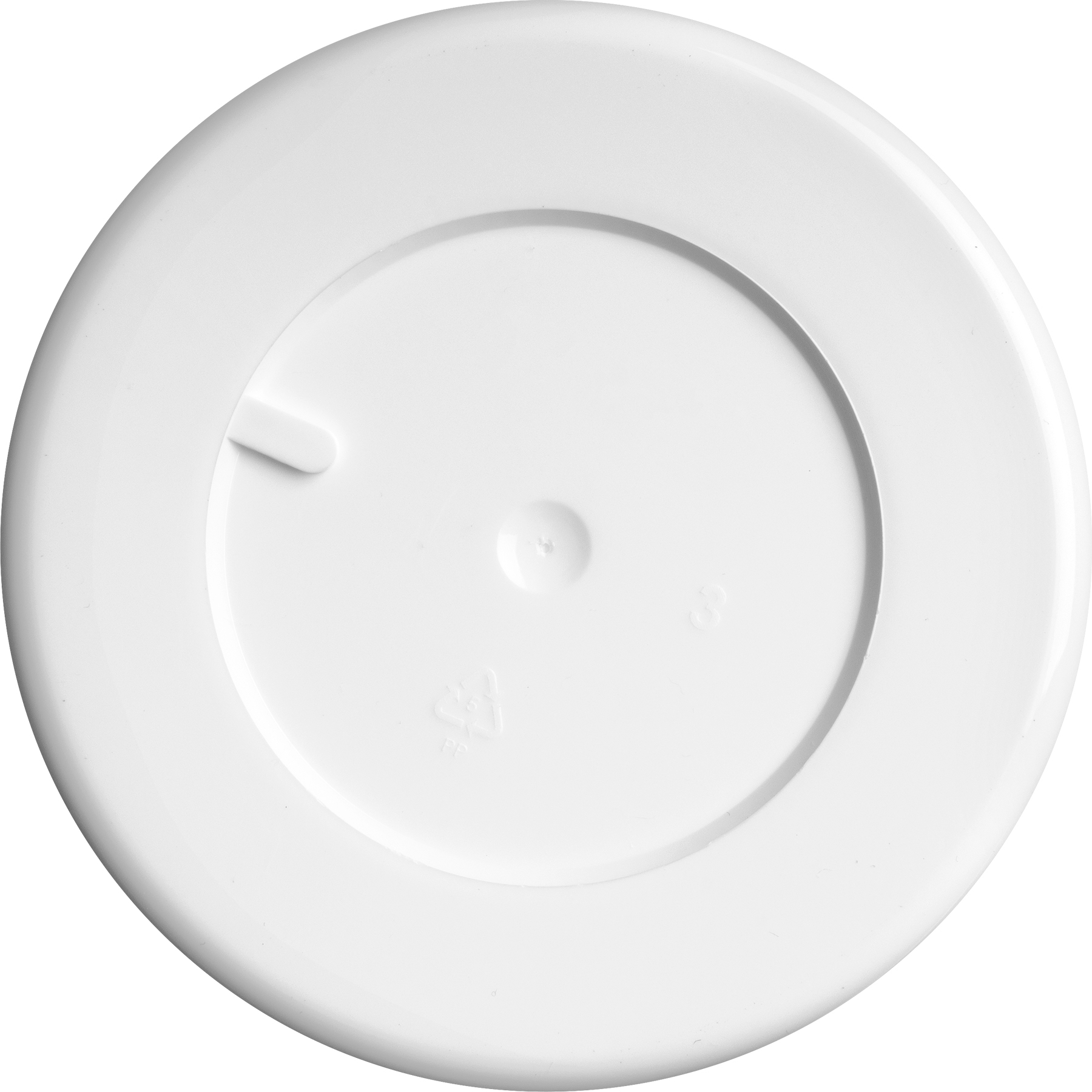 4 oz. White PP Plastic Jar Double Wall Straight Sided Cosmetic Container With 70mm 70-400 Neck Size