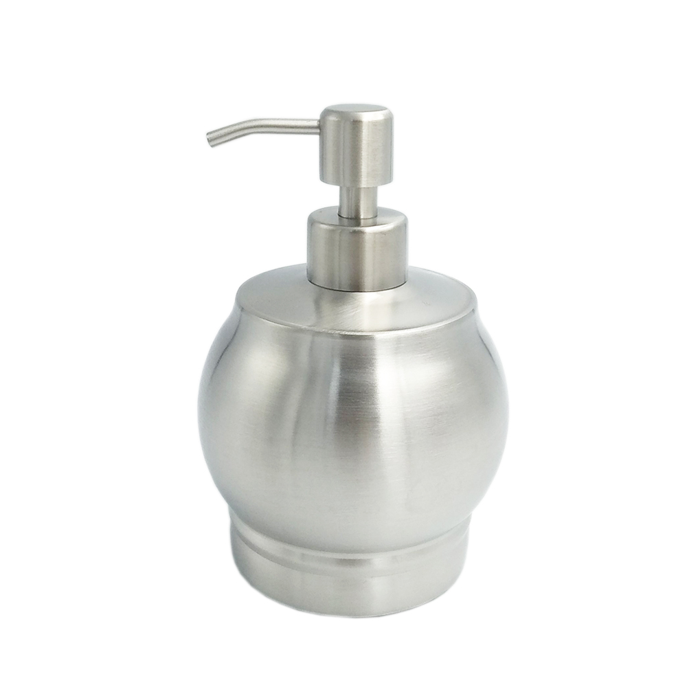 400ml/300ml/250ml/200ml/150ml luxury rust resistant stainless steel skin care refil push cosmetic cream soap pump lotion bottle