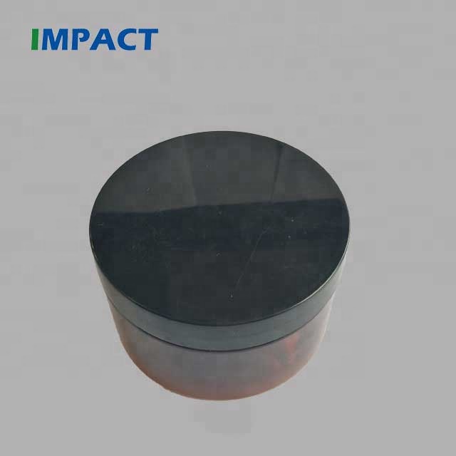 400ml Brown Cosmetic Packaging Container PET Plastic Jar