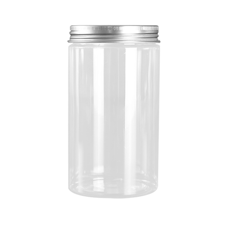 400ml Round Clear Plastic Jars With Lids