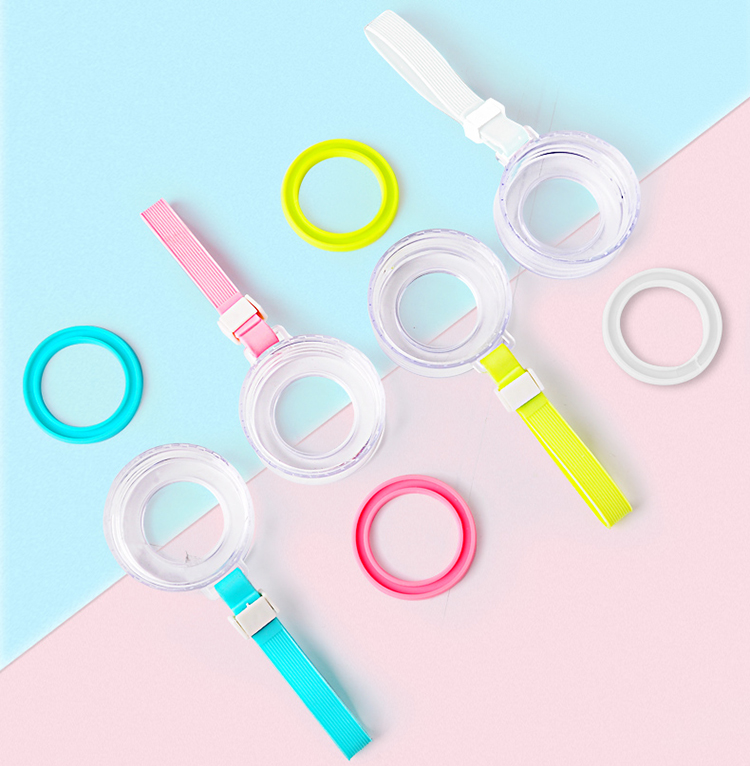 400ml portable water bottle logo painted colorfull water cup with lid