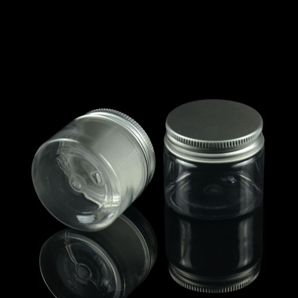40G 50G 60G 80G Most Popular Personal Care Plastic Body Cream Jar with Aluminum Cap