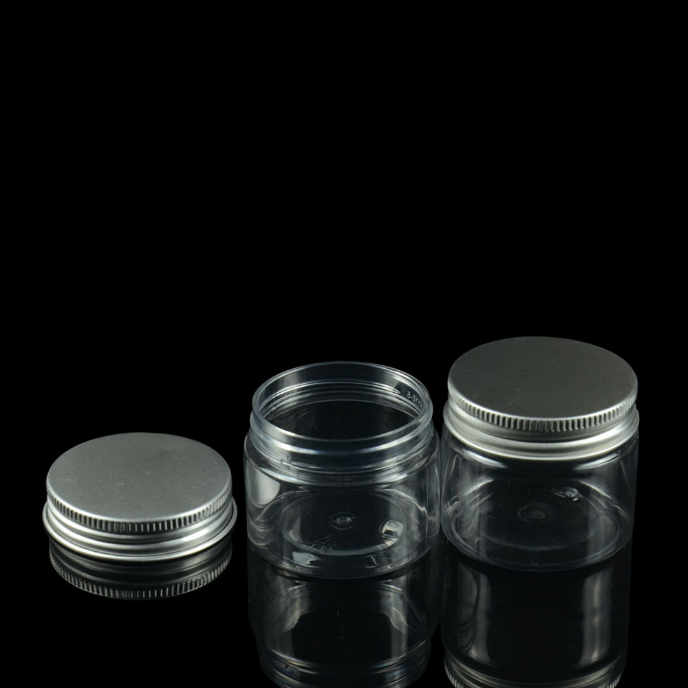 40G 50G 60G 80G Most Popular Personal Care Plastic Body Cream Jar with Aluminum Cap