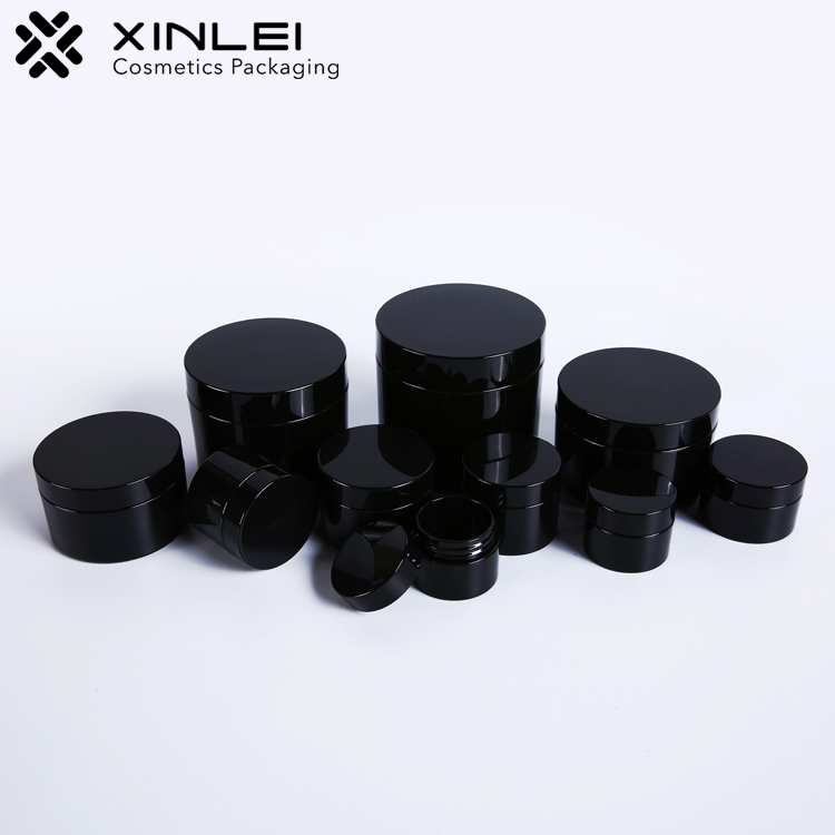 40g 1.5oz Petg cream packaging cosmetic clear jar for nail dip powder and eyeshadow packaging