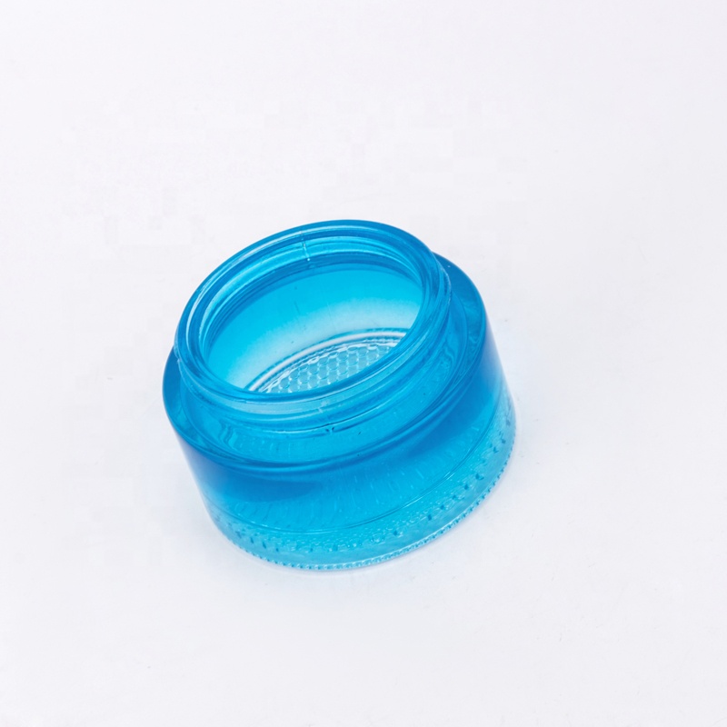40g Blue Color Cream Jar China Glass Cosmetic Jar High Quality Cosmetic Packaging