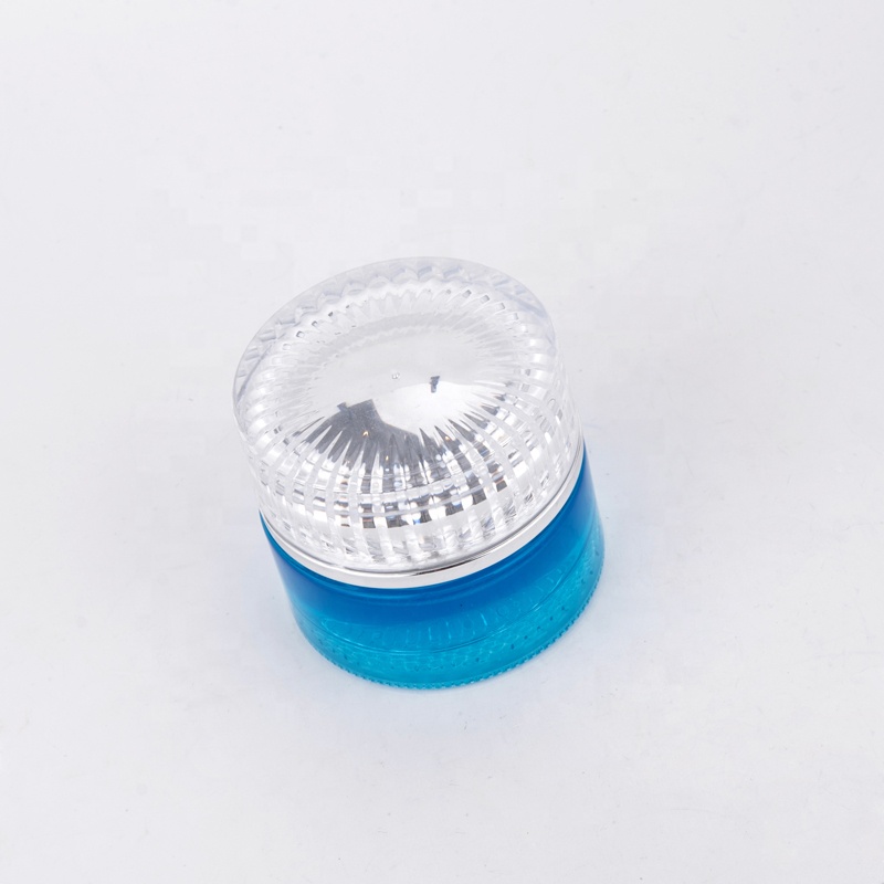 40g Blue Color Cream Jar China Glass Cosmetic Jar High Quality Cosmetic Packaging