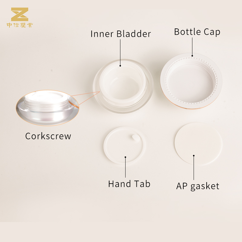 40g Luxury Diamond Empty Cosmetic Container Face Cream Package PS Jar