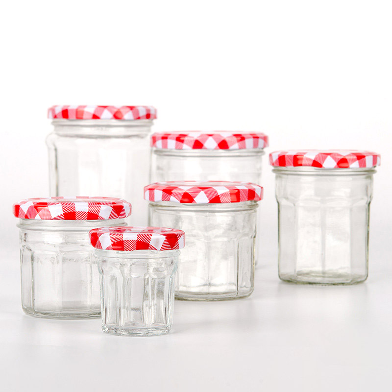 40ml 120ml 140ml 180ml 300ml 430ml Wholesale glass honey jar small storage glass jar for honey jam
