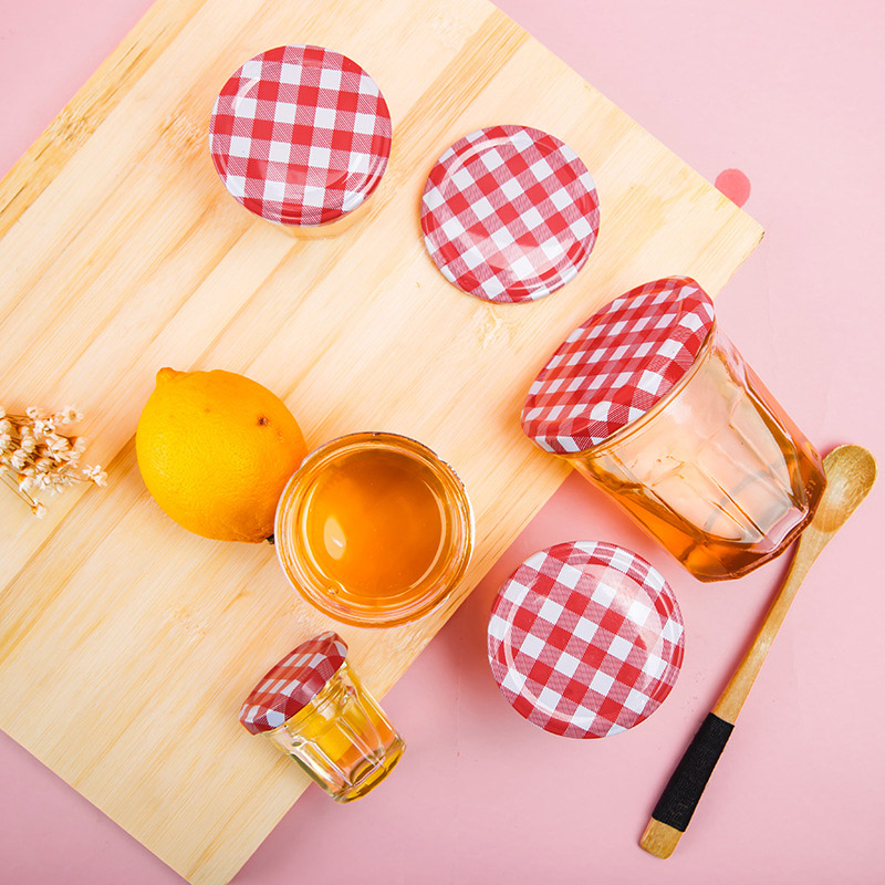 40ml 120ml 140ml 180ml 300ml 430ml Wholesale glass honey jar small storage glass jar for honey jam