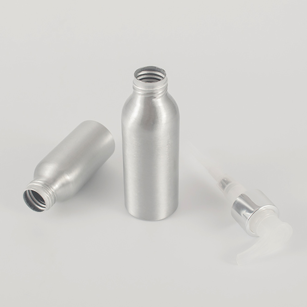 40ml 50ml 100ml 120ml 150ml 250ml cosmetic packaging aluminum bottle pump for lotion/serum wholesale