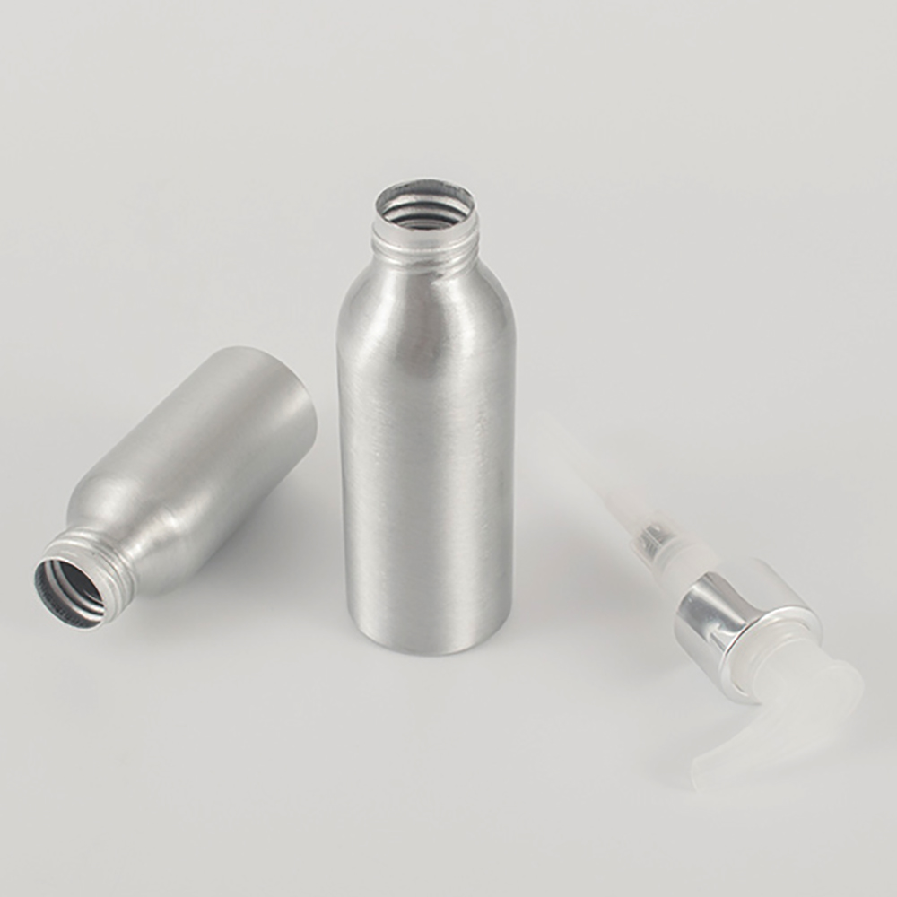 40ml 50ml 100ml 120ml 150ml 250ml cosmetic packaging aluminum bottle pump for lotion/serum wholesale